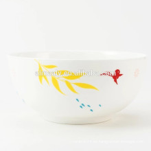 diseño personalizado de cuenco de sopa de cerámica fina